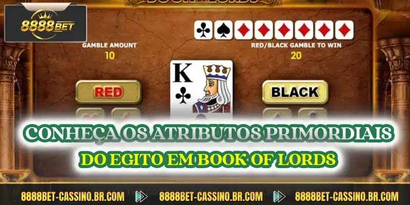Conheça os atributos primordiais do egito em Book of Lords
