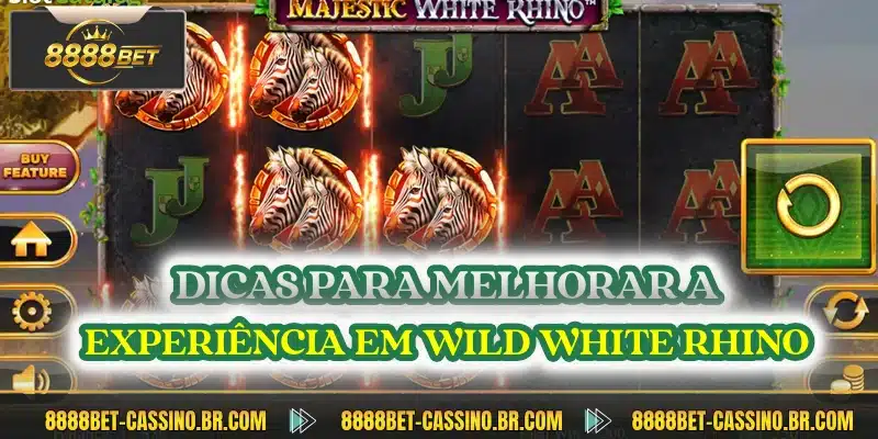 Dicas para melhorar a experiência em Wild White Rhino