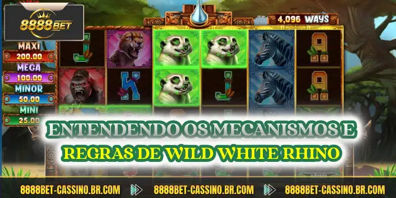 Entendendo os mecanismos e regras de Wild White Rhino