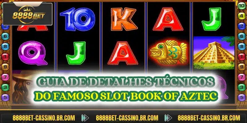 Guia de detalhes técnicos do famoso slot Book Of Aztec