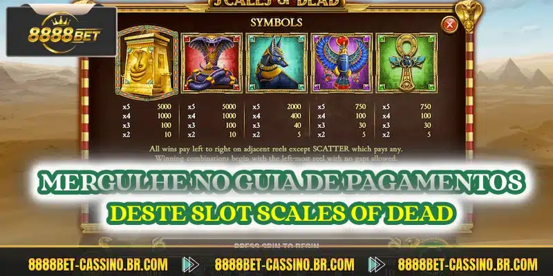 Mergulhe no guia de pagamentos deste slot Scales of Dead